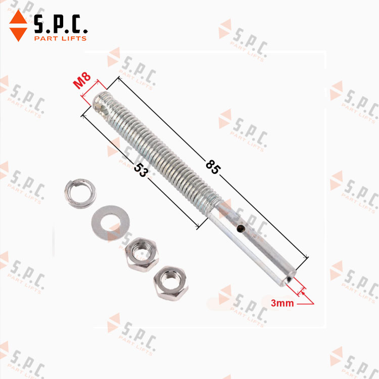 หัวยึดสลิงประตูลิฟต์แบบแท่ง 3 มม. Door Rope Socket PRO-1208 อะไหล่ลิฟต์