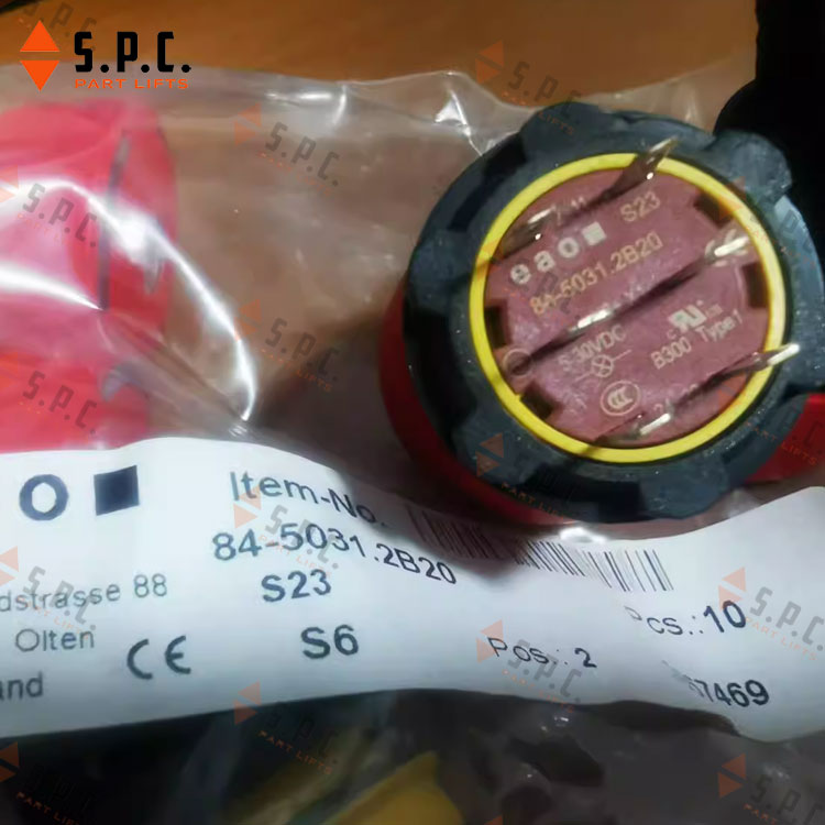 ปุ่มกดหยุดฉุกเฉิน Emergency Stop 84-5031.2B20 PRO-1263 อะไหล่ลิฟต์
