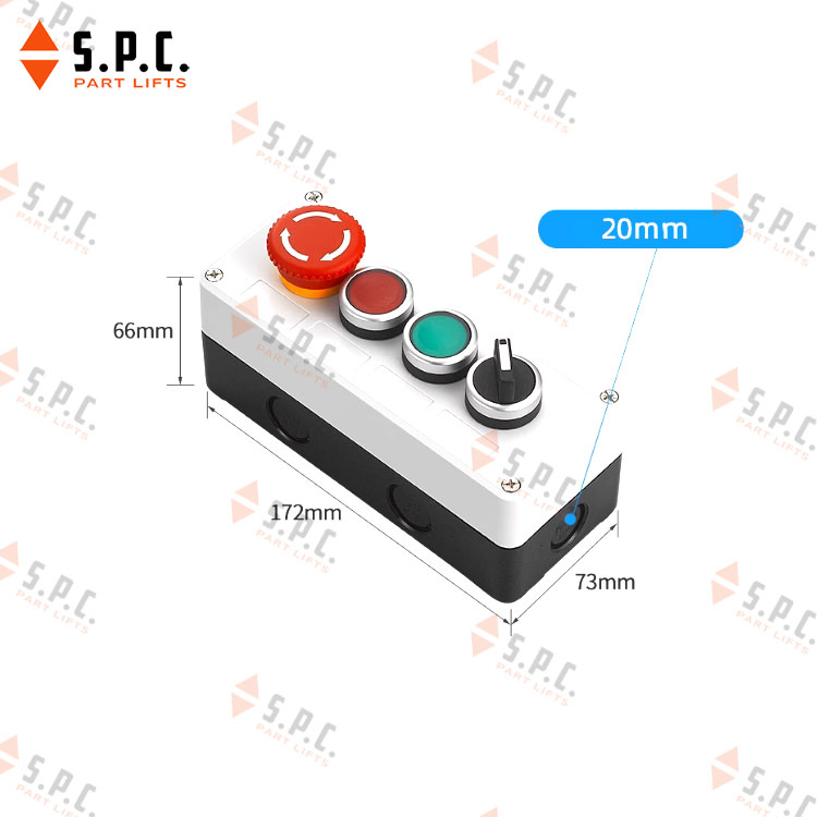 กล่องขับลิฟต์บนหลังคา Top Car Service Box PRO-1298 อะไหล่ลิฟต์