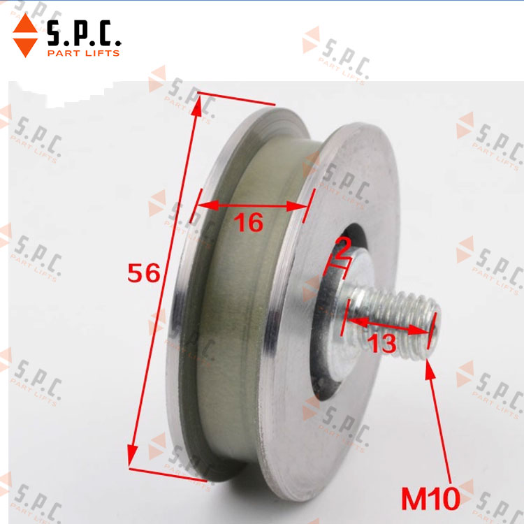โรเลอร์ประตูลิฟต์ Door Roller 56*16*6201 PRO-1322 อะไหล่ลิฟต์