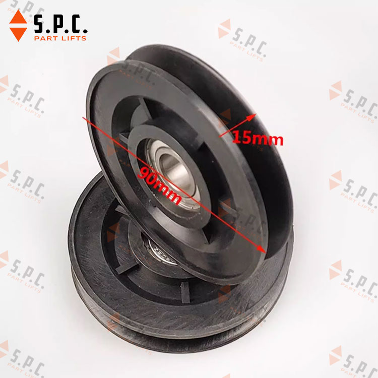 โรเลอร์ประตูลิฟต์ Door Roller 90*10*6202 PRO-1337 อะไหล่ลิฟต์