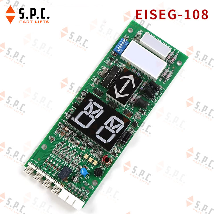 แผงบอร์ดไฟบอกชั้น Sigma PCB Display EISEG-108 PRO-1367 อะไหล่ลิฟต์