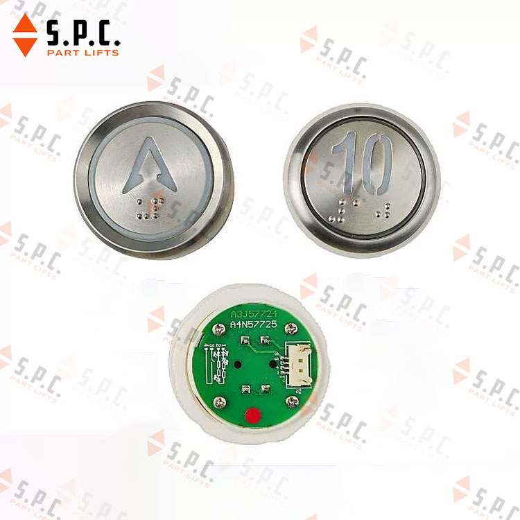 ปุ่มกดลิฟต์ Push Button A4N57725 PRO-1416 อะไหล่ลิฟต์