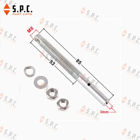 หัวยึดสลิงประตูลิฟต์แบบแท่ง 3 มม. Door Rope Socket PRO-1208 อะไหล่ลิฟต์
