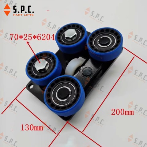 ไกด์ชูสำหรับลิฟต์บ้าน Roller Guide Shoe 70x25x6204 PRO-1262 อะไหล่ลิฟต์