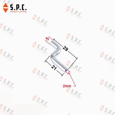 หัวยึดสลิงประตูลิฟต์แบบงอ Door Rope Socket PRO-1287 อะไหล่ลิฟต์