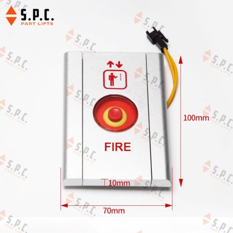 สวิตซ์ไฟฉุกเฉิน Fire Alarm Switch PRO-1341 อะไหล่ลิฟต์