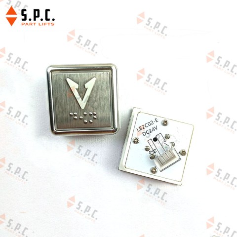 ปุ่มกดลิฟต์ Push Button LB2C02-E PRO-1354 อะไหล่ลิฟต์
