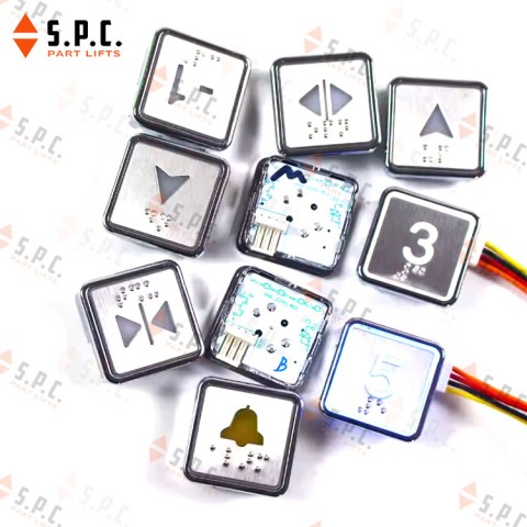 ปุ่มกดลิฟต์ Push Button ฺXHB-S34D PRO-1388 อะไหล่ลิฟต์