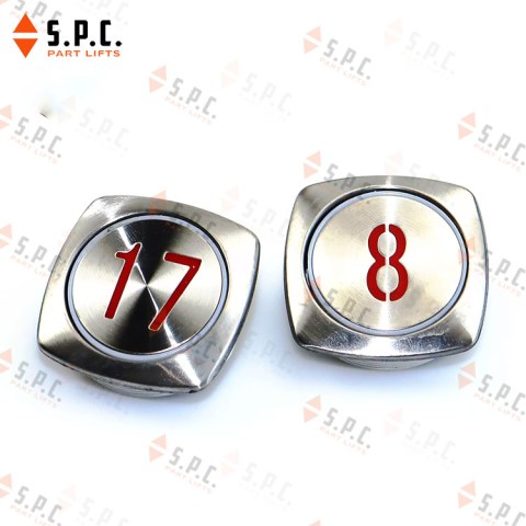 ปุ่มกดลิฟต์ Push Button AN170 PRO-1406 อะไหล่ลิฟต์